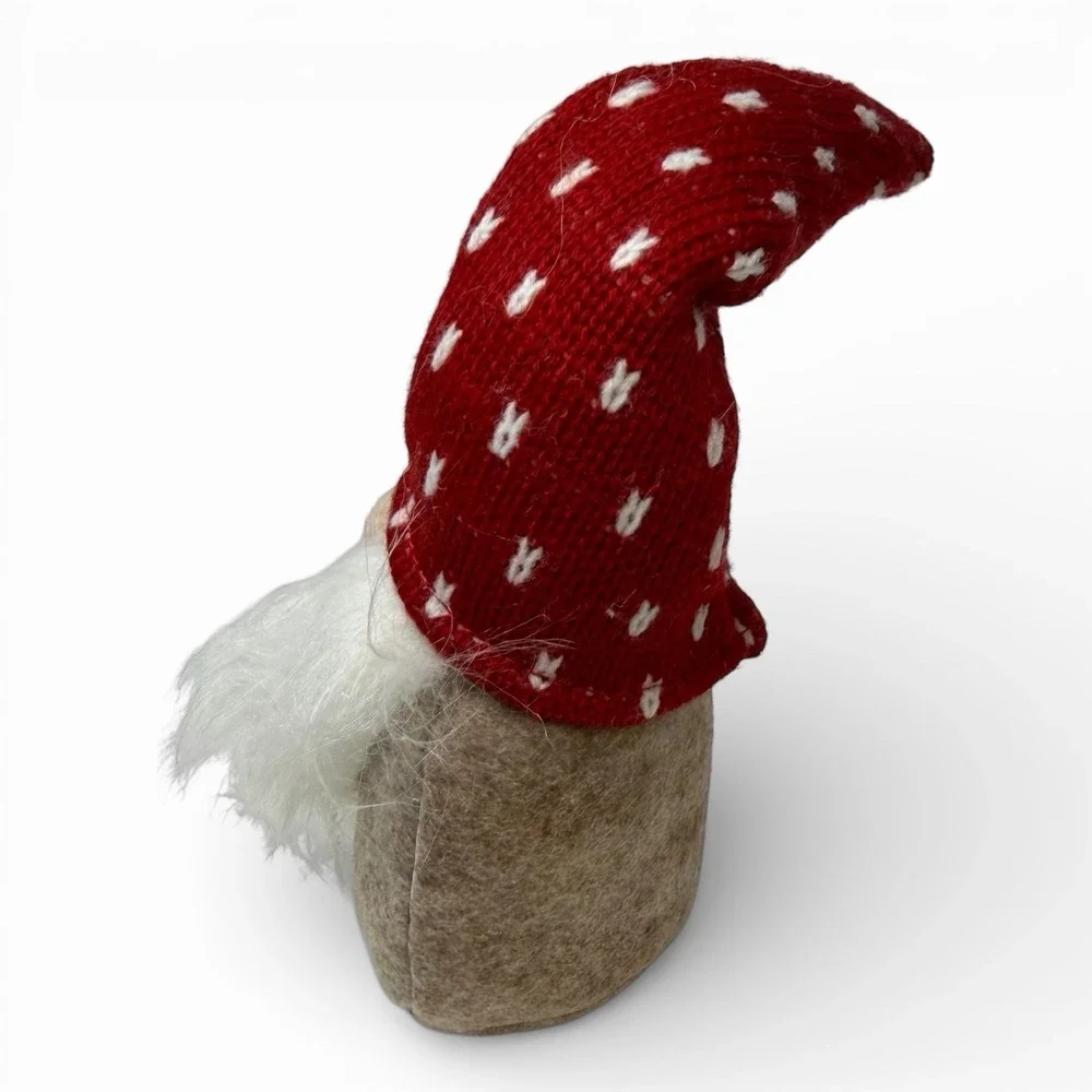 Red & White Polka Dot Gnome Christmas Holiday Decor Kids‎ Elf Shelf